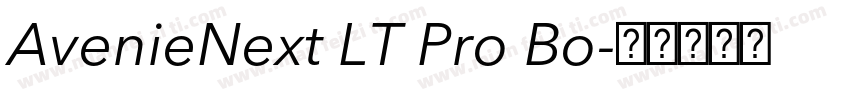 AvenieNext LT Pro Bo字体转换